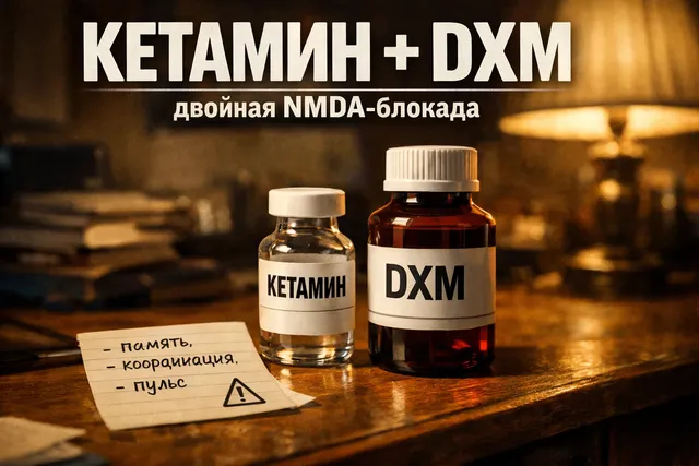 Кетамин и DXM - сочетание диссоциативов и рост рисков перегрузки ЦНС