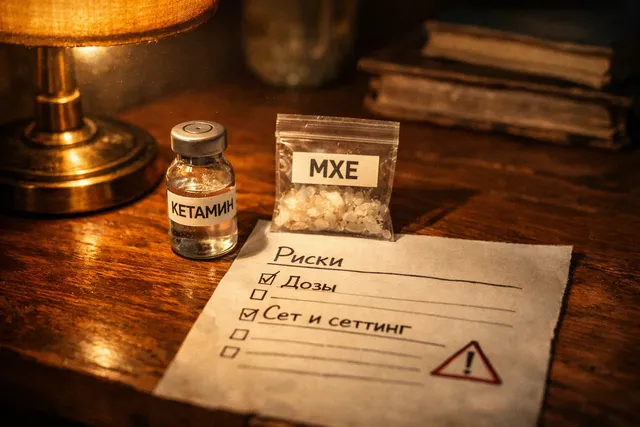 Кетамин и метоксетамин - сочетание диссоциативов и риски для психики и тела