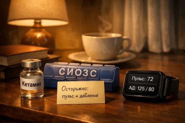 Кетамин и СИОЗС - совместимость, типичные реакции и признаки перегрузки