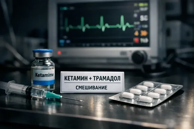 Кетамин и трамадол - сочетание препаратов в клиническом контексте, предупреждающий медицинский сюжет