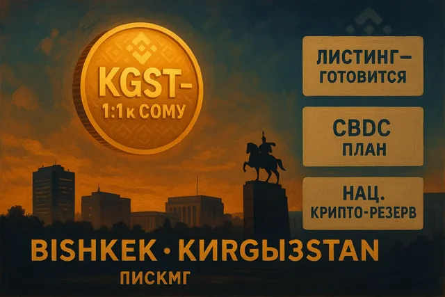 Кыргызстан запустил стейблкоин KGST 1:1 к сому, готовит CBDC