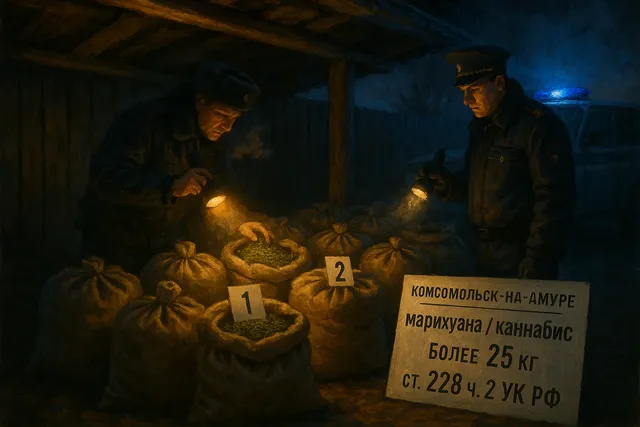 Комсомольск-на-Амуре: у горожанки изъяли более 25 кг марихуаны