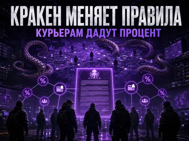 Kraken изменил статус курьеров и ввел проценты с заказов