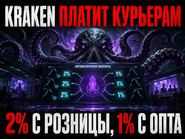 Kraken платит курьерам процент с продаж: манифест начал работать