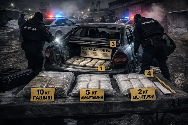 17 кг наркотиков в бензобаках: курьеров из Москвы задержали в Кузбассе