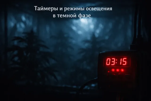 Освещение в тёмной фазе грова: как правильно настроить таймеры