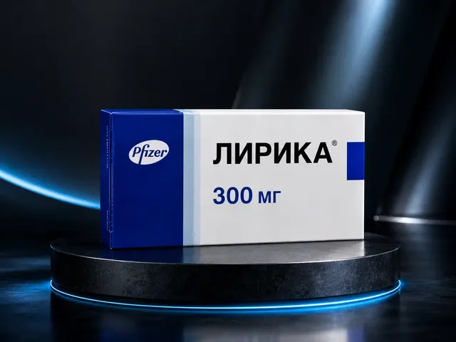 Лирика 300 мг Pfizer капсулы прегабалина аптечный блистер