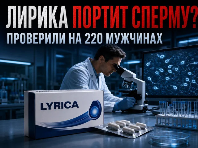 Исследование влияния Лирики на сперму и мужскую фертильность с участием 220 здоровых мужчин