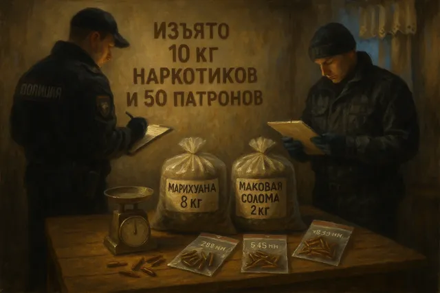 ЛНР: у жителя Северодонецкого округа изъяли 10 кг наркотиков и 50 патронов