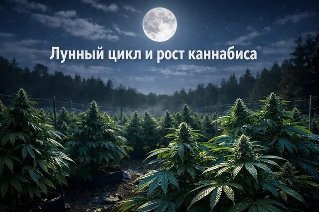 Влияние лунного цикла на рост каннабиса в outdoor-гровинге