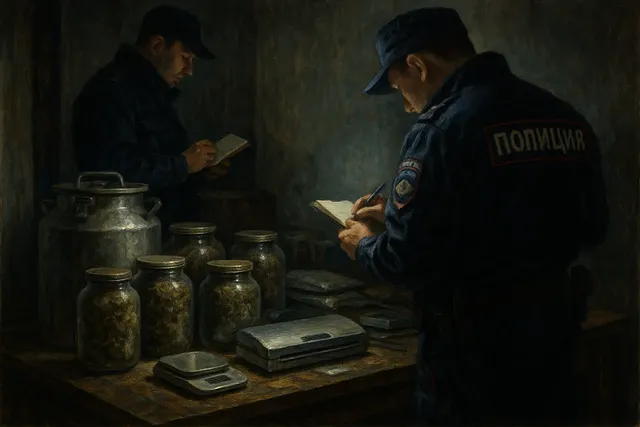 Изъятие 7 кг марихуаны в Нижнем Новгороде полицией