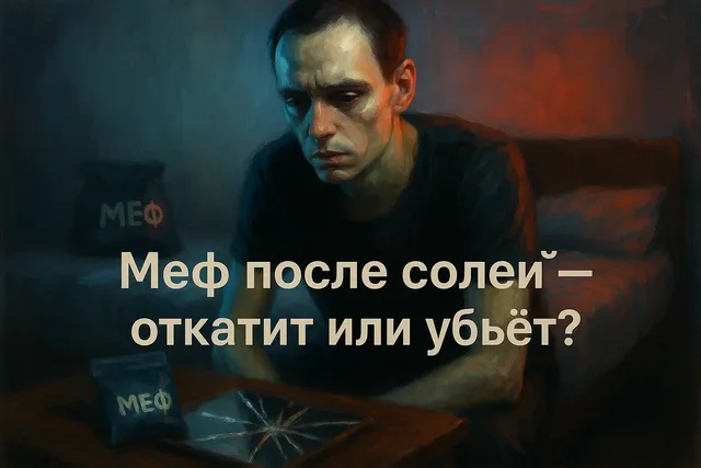 Меф после солей — откатит или убьёт? Опыт форумчанина KRAKEN