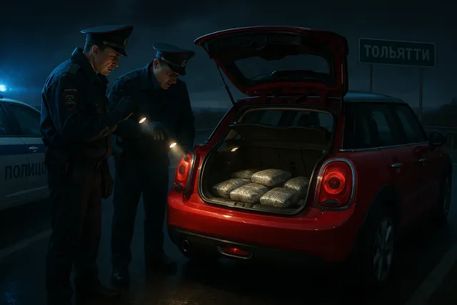 В Тольятти задержан водитель Mini Cooper с 5 кг мефедрона