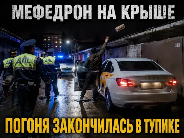 Мефедрон в Уфе: водитель выбросил 300 граммов при задержании
