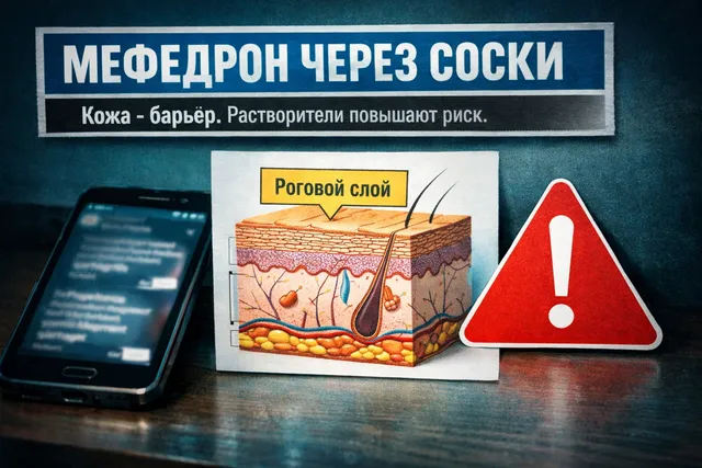 Опасный совет из чата: миф о “мефедроне через кожу” и предупреждение о рисках