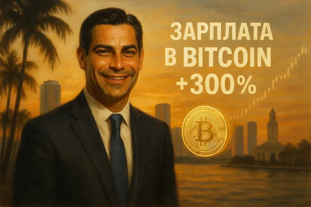 Мэр Майами заявил, что его зарплата в Bitcoin выросла на 300%