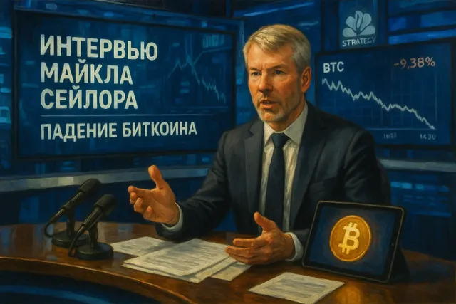 Майкл Сейлор объяснил падение биткоина и раскрыл стратегию новых покупок BTC