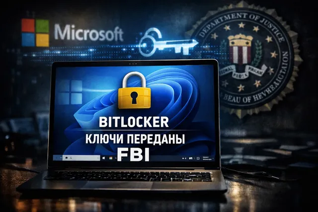 Microsoft передала ФБР ключи для расшифровки данных BitLocker