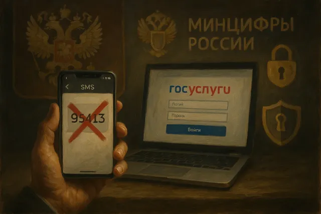 Минцифры: подтверждение входа в «Госуслуги» через СМС постепенно отменяют