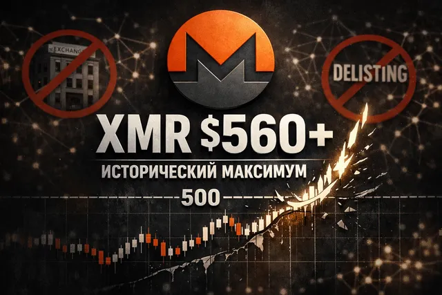 Monero обновил исторический максимум и превысил $560