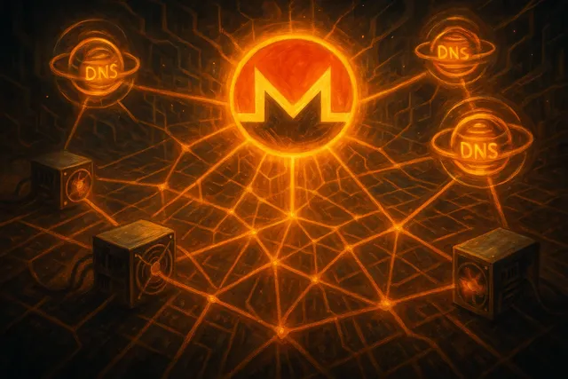 Monero вводит временные DNS-точки контроля для защиты от атак