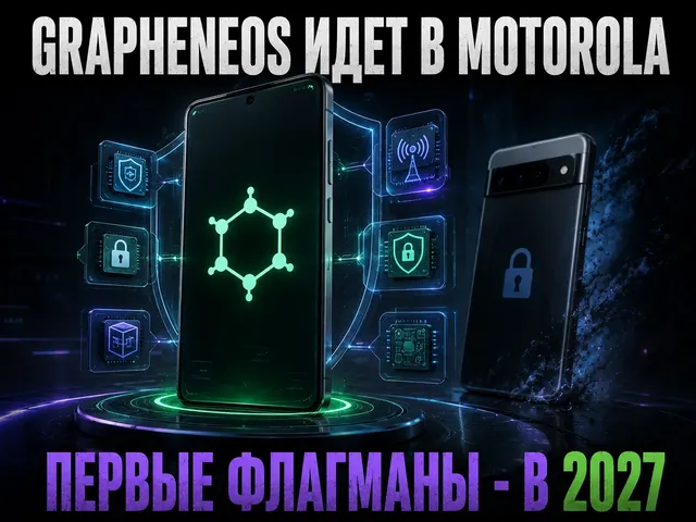 Motorola получит поддержку GrapheneOS на флагманах в 2027 году