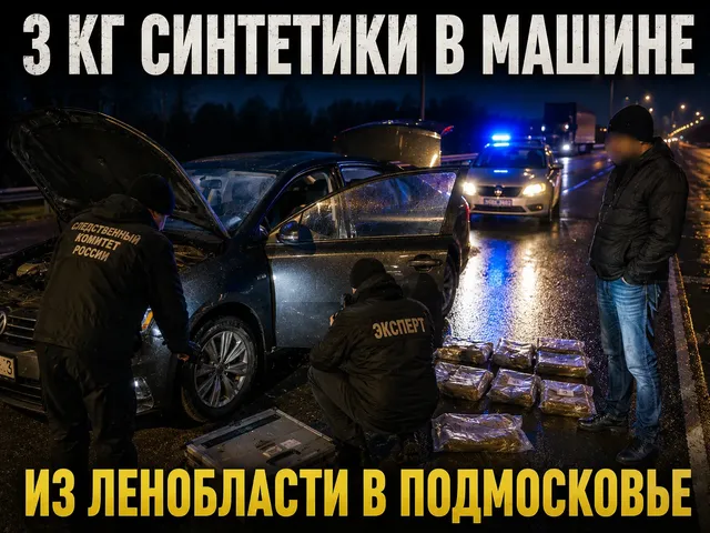 Новгород: у москвича нашли 3 кг N-метилэфедрона по пути в Подмосковье