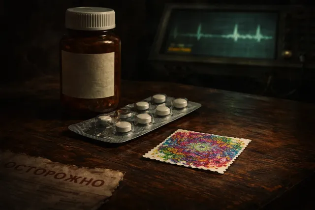 Блоттер NBOMe и снотворные таблетки - рискованная комбинация