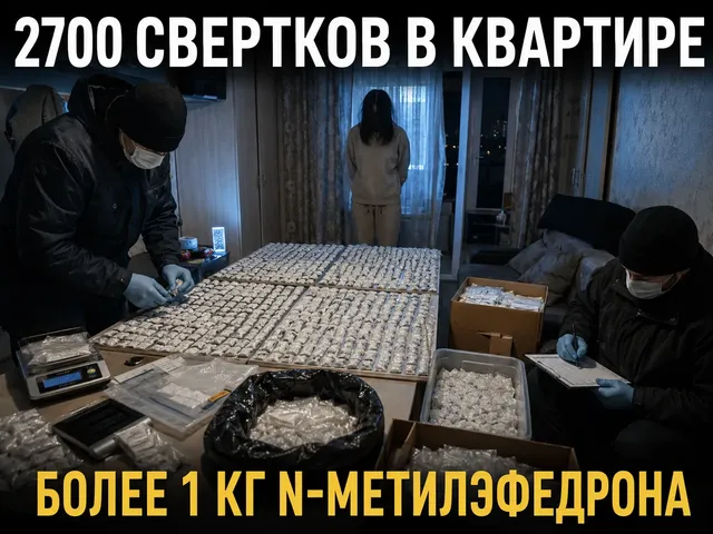 Югра: у 19-летней иностранки изъяли 2700 свертков с N-метилэфедроном