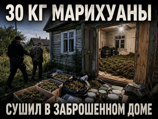 Приамурье: у жителя Николаевки изъяли свыше 30 кг марихуаны