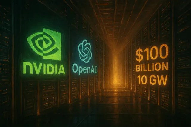 Nvidia и OpenAI инвестируют до $100 млрд в дата-центры на 10 ГВт