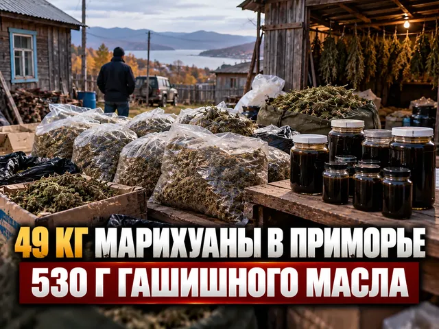 Приморье: у жителя Орехово изъяли 49 кг марихуаны и гашишное масло