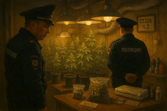 В Орловской области изъяли 93 куста конопли и почти 4 кг марихуаны