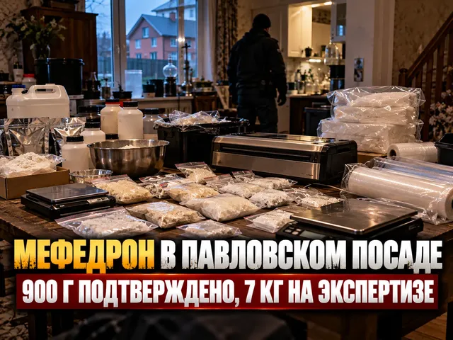 Павловский Посад: в доме нашли лабораторию и более 900 г мефедрона