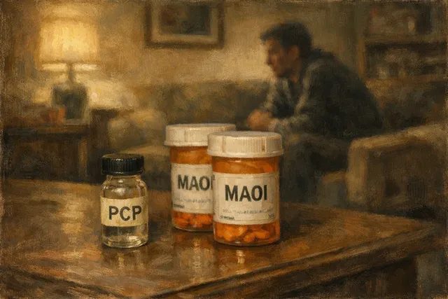 Фенциклидин и ингибиторы МАО - нейрохимическое взаимодействие