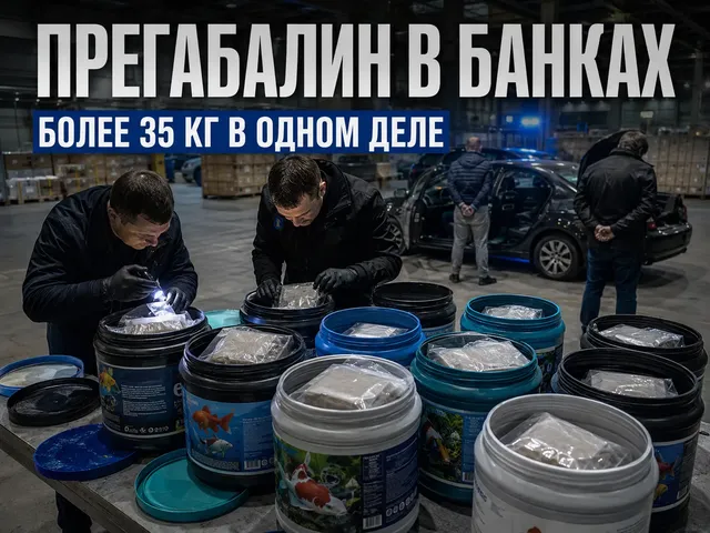 Домодедово: у двух фигурантов изъяли более 35 кг прегабалина