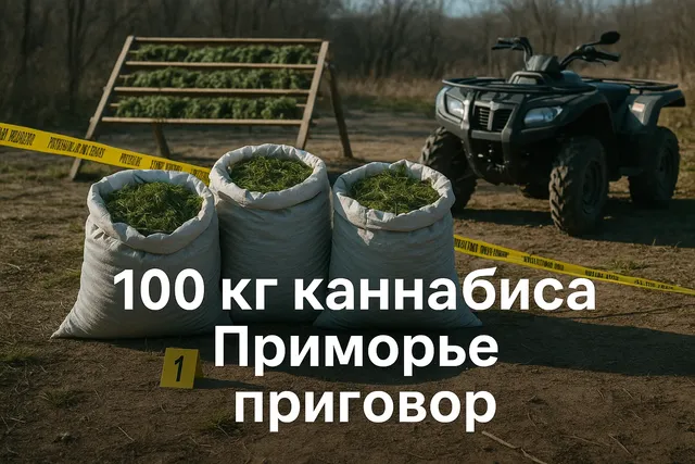 В Приморье осудили двух мужчин за заготовку 100 кг каннабиса