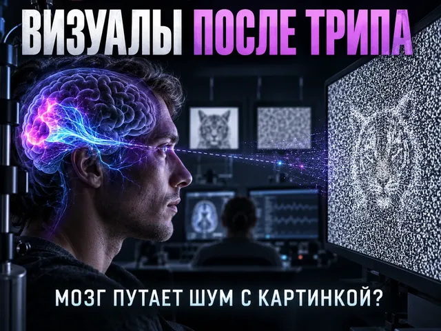 Стойкие визуалы после психоделиков связали с ошибками восприятия