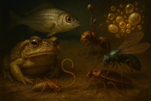 Психоактивные организмы природы: жабы, рыбы, паразиты, дрожжи