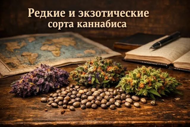 Экзотические и редкие генетики каннабиса