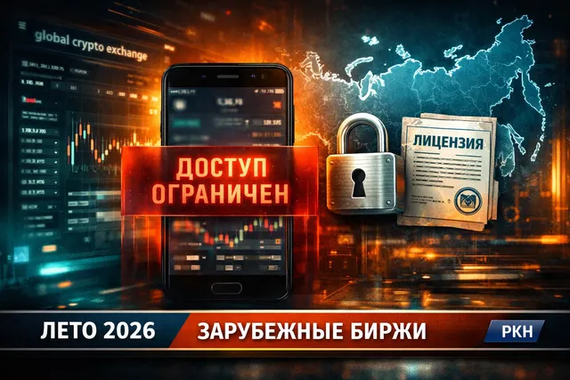 Ограничение доступа к зарубежным криптобиржам: РКН, лето 2026 и переход на лицензии