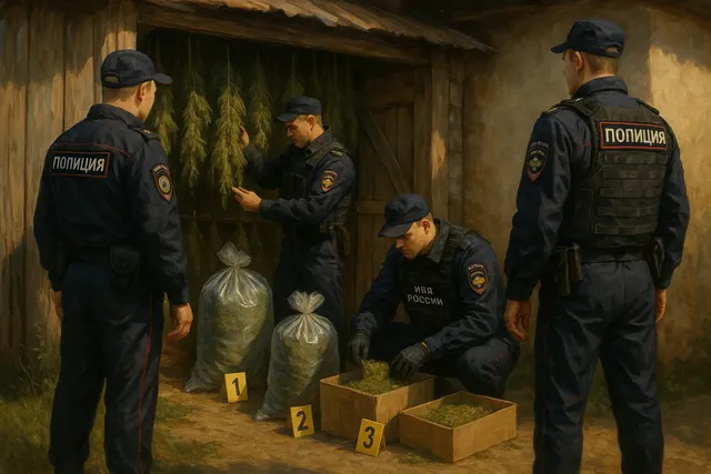 В Ростовской области изъяли свыше 70 кг каннабиса у местного жителя