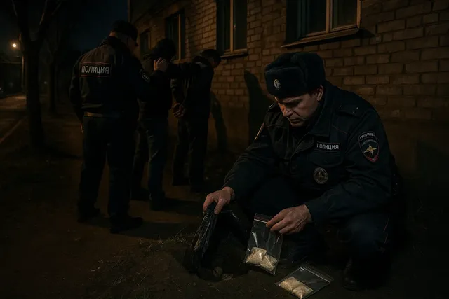 Задержание наркосбытчиков в Рязани при участии слушателя университета МВД