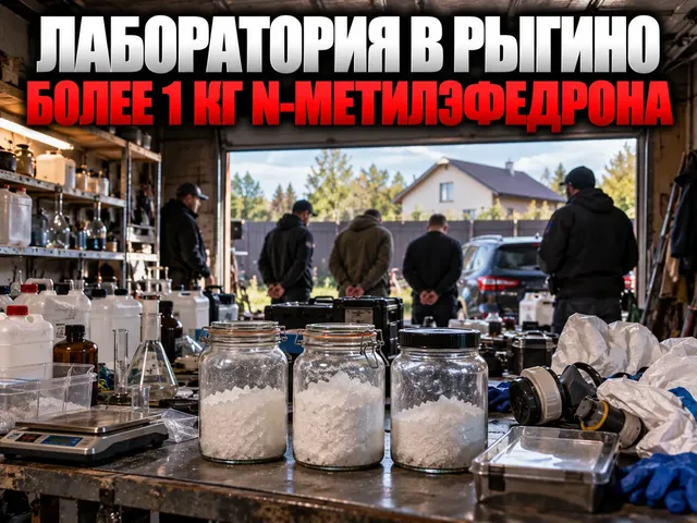 В Рыгино задержали троих иностранцев с более чем 1 кг N-метилэфедрона