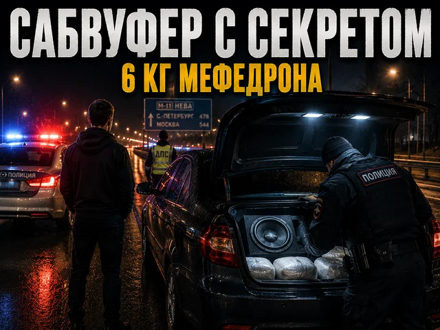 Мефедрон в сабвуфере: на М-11 задержали курьера с партией 6 кг