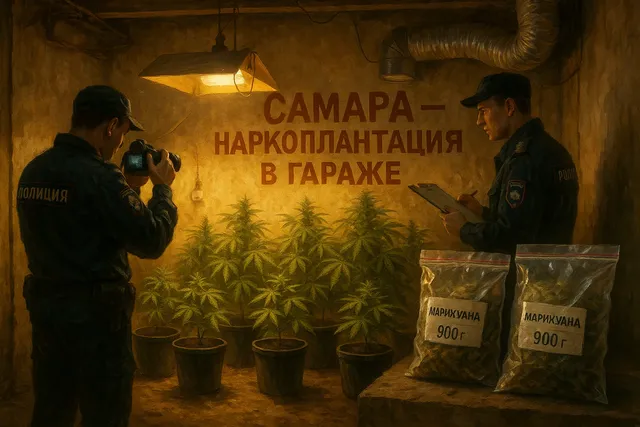 В Самаре фитнес-инструктор вырастил марихуану в подвале гаража
