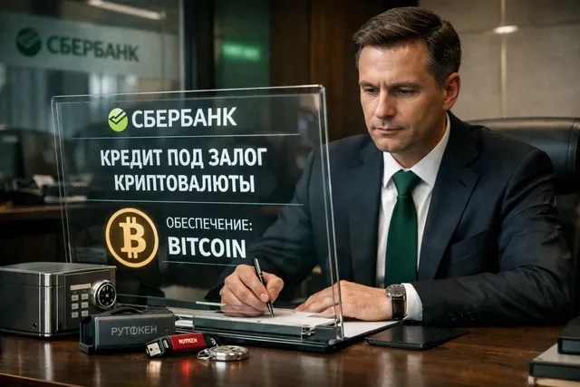 Сбербанк выдал первый в России кредит под залог криптовалюты
