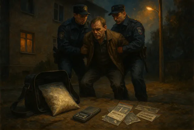 В Севастополе задержан курьер наркомаркета с 1 кг синтетика