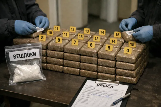 35 кг наркотиков в Петербурге: склад на Байкова и 50 брикетов