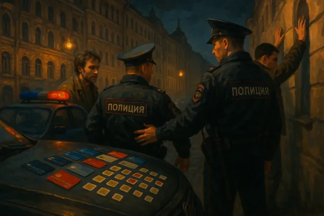 В Петербурге задержаны «дроповод» и «дроппер» с 30 банковскими картами